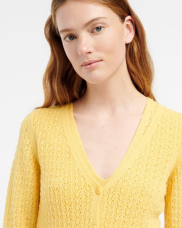 Barrie Cardigan En Dentelle Cachemire