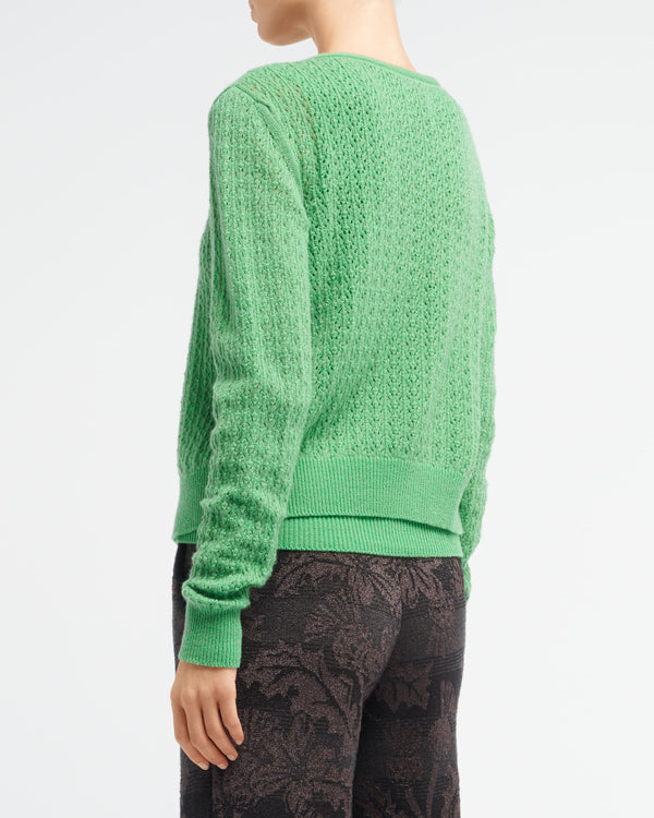 Barrie Cardigan En Dentelle Cachemire