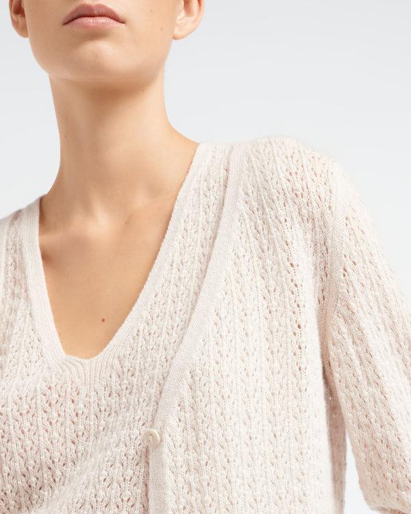 Barrie Cardigan En Dentelle Cachemire