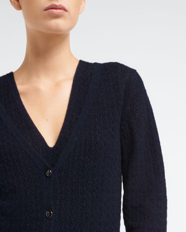 Barrie Cardigan En Dentelle Cachemire