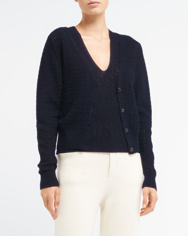 Barrie Cardigan En Dentelle Cachemire