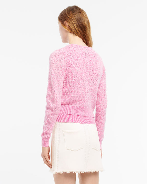 Barrie Cardigan En Dentelle Cachemire