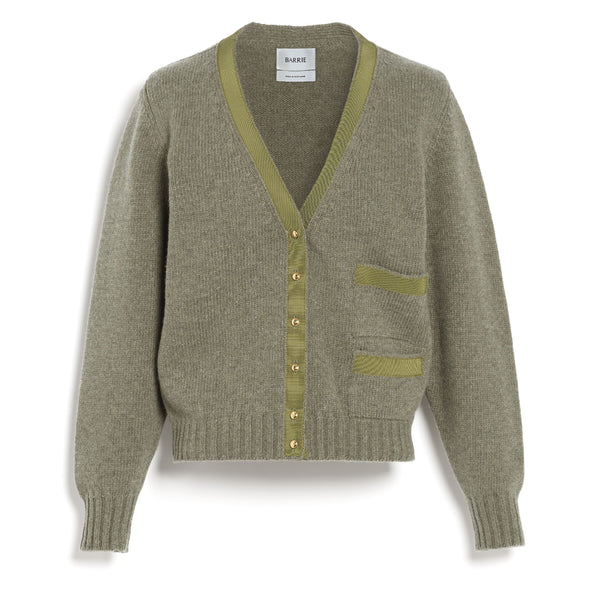 barrie Cardigan en laine avec détail ruban