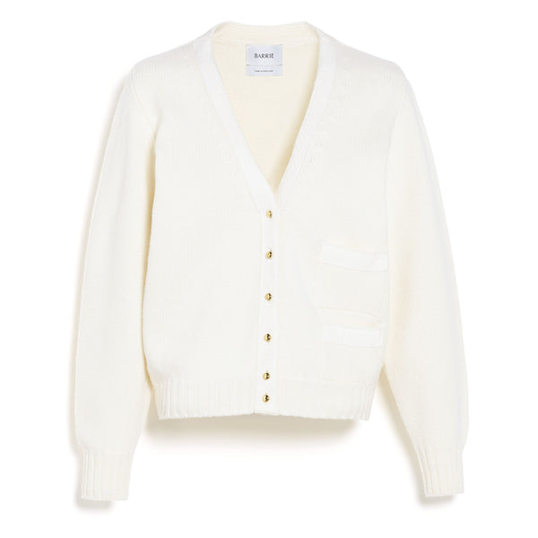 barrie Cardigan en laine avec détail ruban