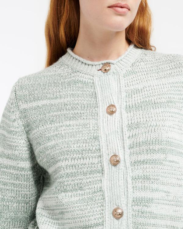 Barrie Cardigan épais En Cachemire à Boutons Dorés