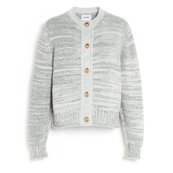 barrie Cardigan épais en cachemire à boutons dorés