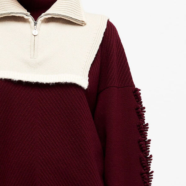 Barrie Col Shearling En Cachemire Et Alpaga