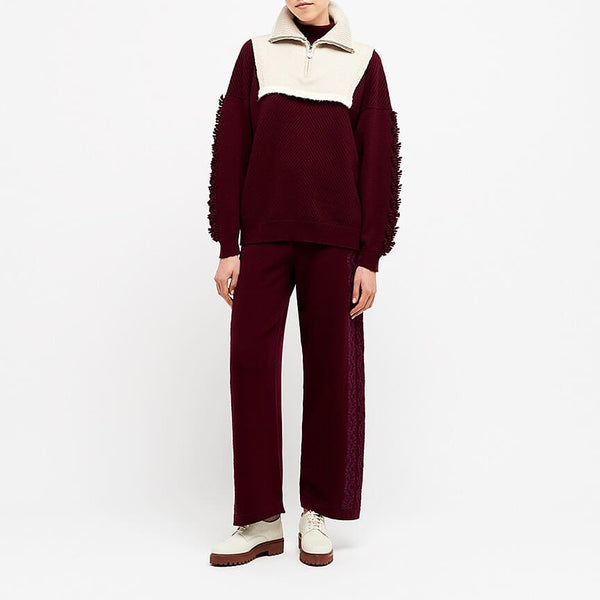 Barrie Col Shearling En Cachemire Et Alpaga