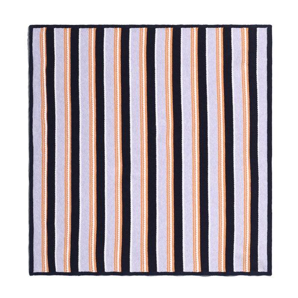 barrie Foulard à rayures en cachemire et coton