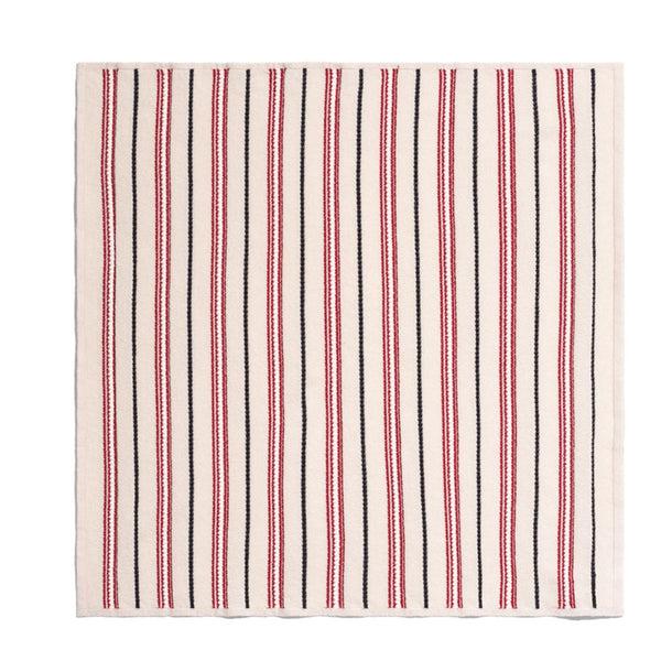 barrie Foulard à rayures en cachemire et coton