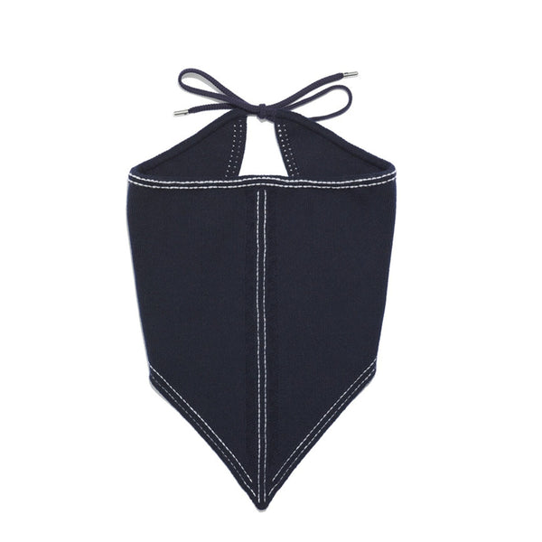 barrie Foulard Denim en cachemire et coton