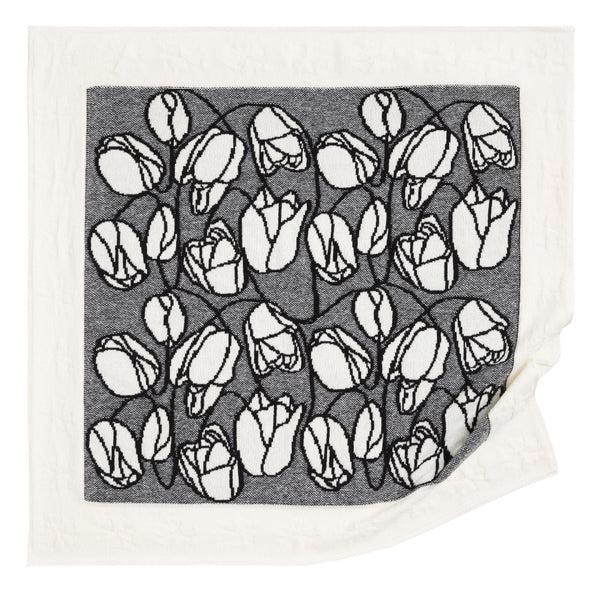 barrie Foulard en cachemire à motif fleuri