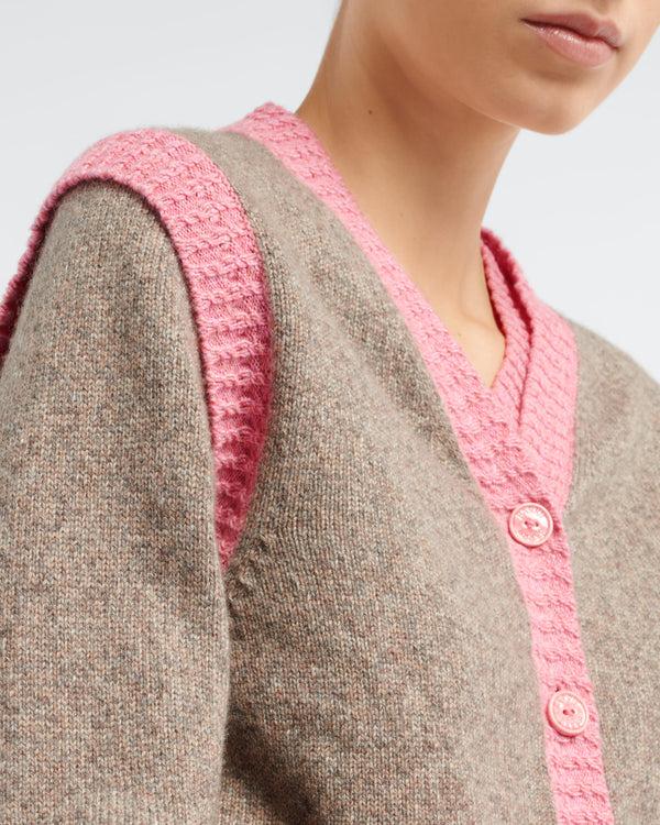 Barrie Gilet Chiné Sans Manches En Cachemire