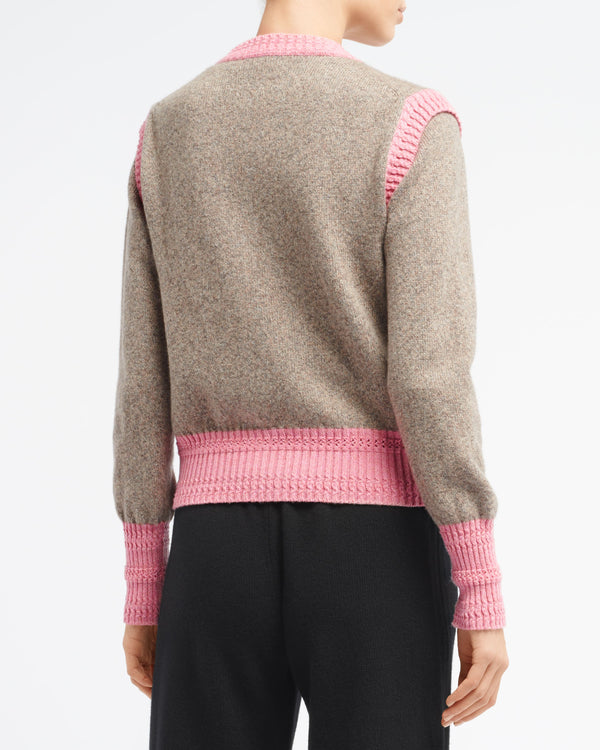 Barrie Gilet Chiné Sans Manches En Cachemire