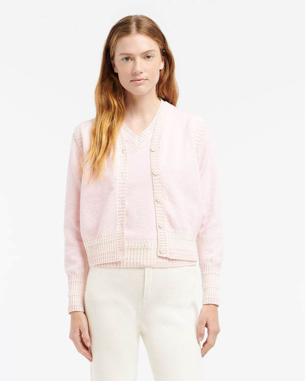 Barrie Gilet Chiné Sans Manches En Cachemire