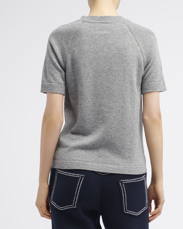 Barrie Haut à Manches Courtes En Cachemire