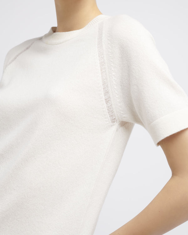 Barrie Haut à Manches Courtes En Cachemire