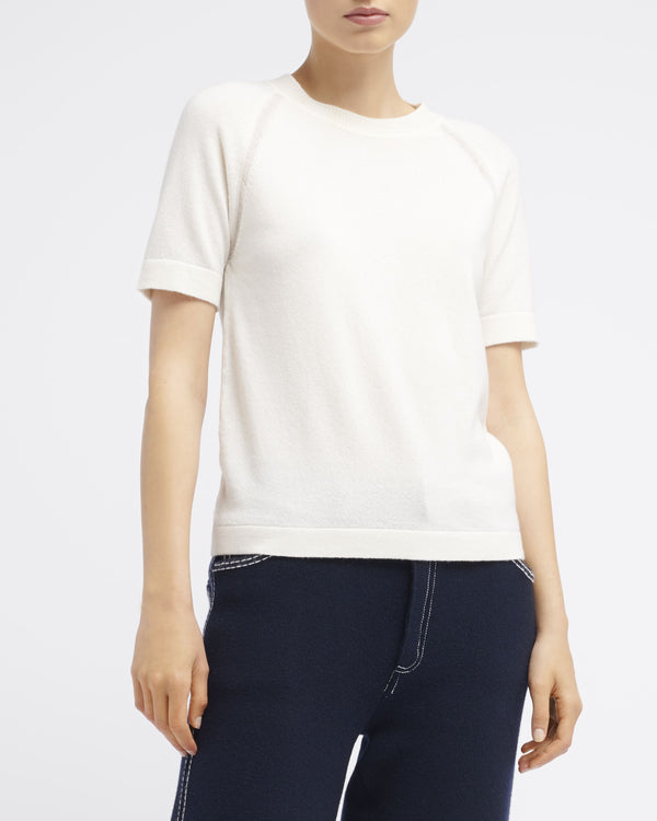 Barrie Haut à Manches Courtes En Cachemire