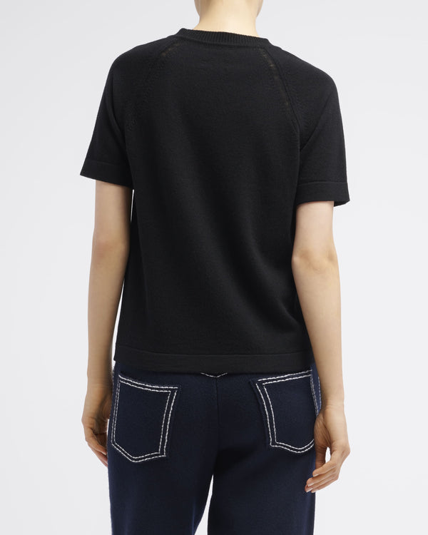 Barrie Haut à Manches Courtes En Cachemire