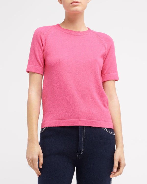 Barrie Haut à Manches Courtes En Cachemire