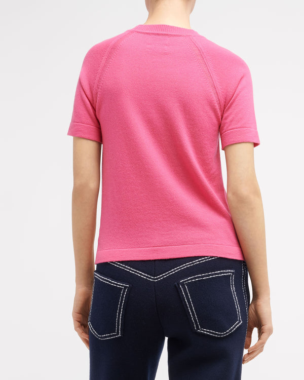 Barrie Haut à Manches Courtes En Cachemire