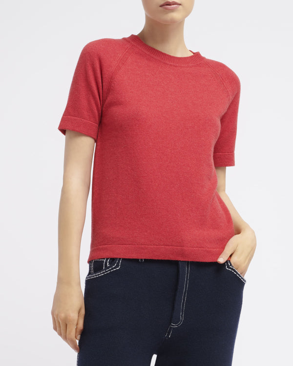 Barrie Haut à Manches Courtes En Cachemire