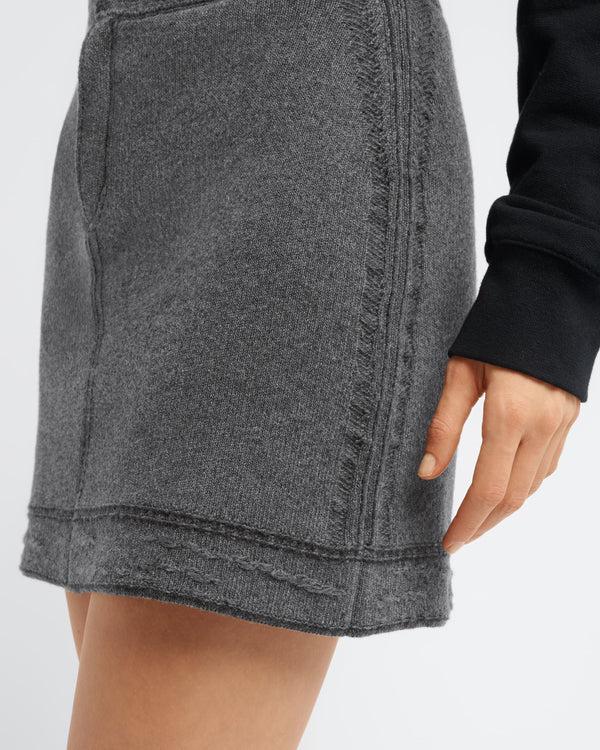 Barrie Jupe Denim En Cachemire Et Coton