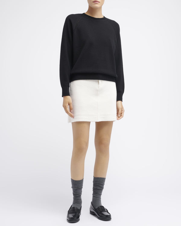 Barrie Jupe Denim En Cachemire Et Coton