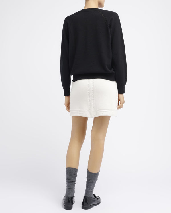 Barrie Jupe Denim En Cachemire Et Coton