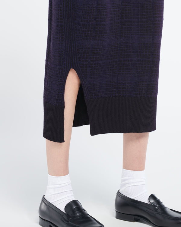 Barrie Jupe En Cachemire à Motif Tartan