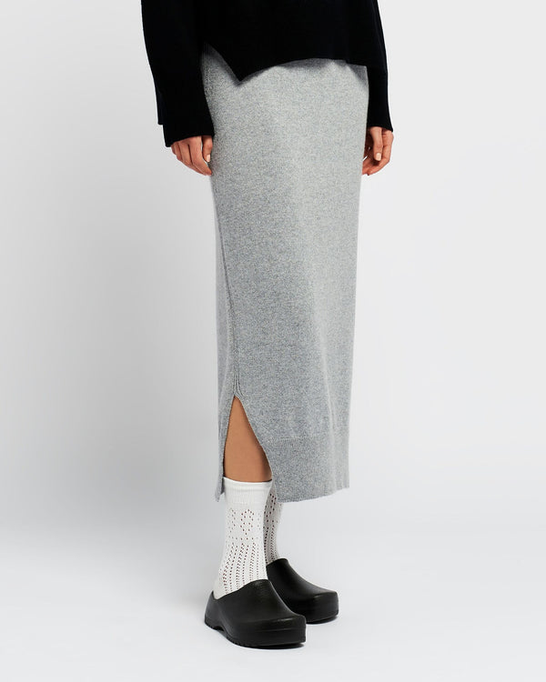 Barrie Jupe Mi-longue En Cachemire