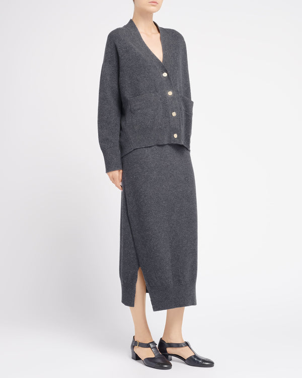 Barrie Jupe Mi-longue En Cachemire