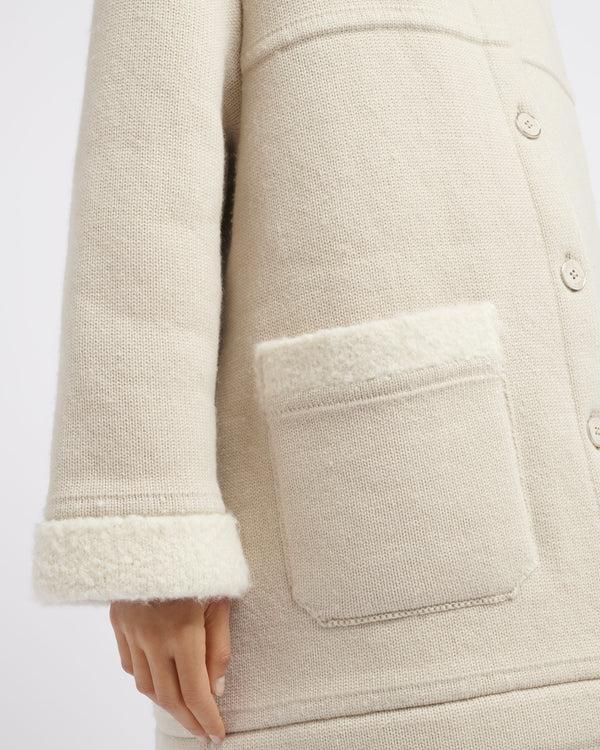 Barrie Manteau Caban En Cachemire Et Alpaga