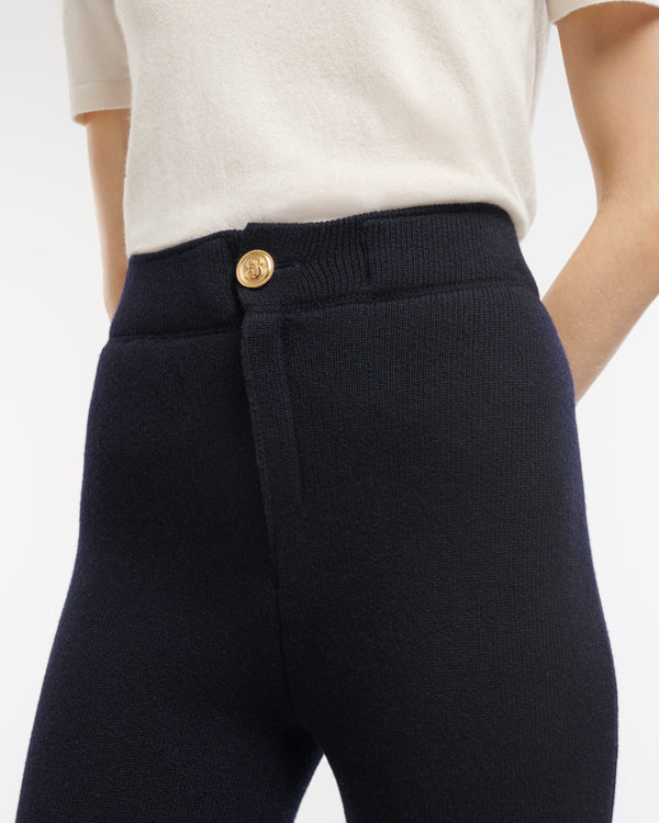 Barrie Pantalon Chaud En Cachemire Laine Et Soie