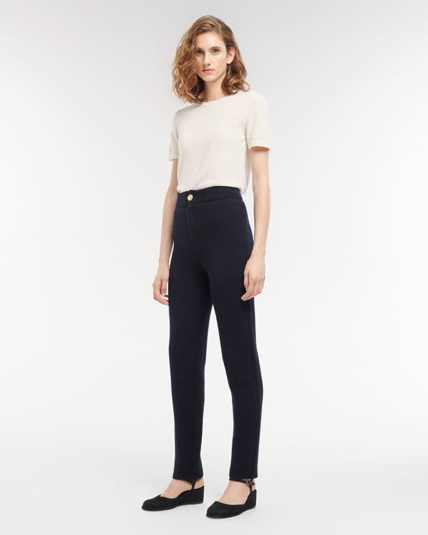 Barrie Pantalon Chaud En Cachemire Laine Et Soie