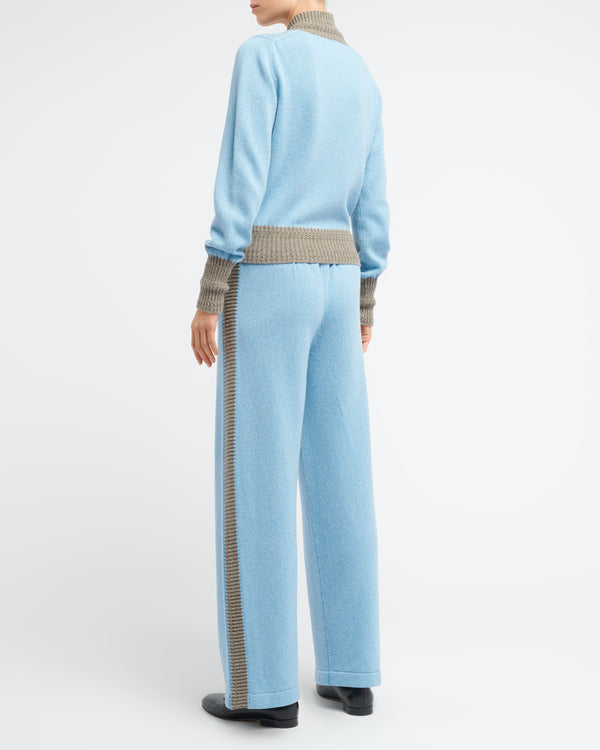 Barrie Pantalon Chiné En Cachemire