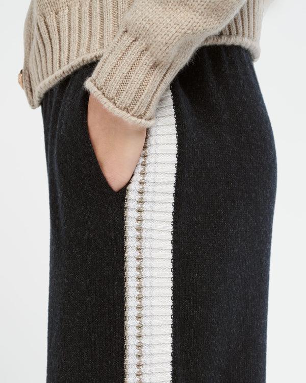 Barrie Pantalon Chiné En Cachemire