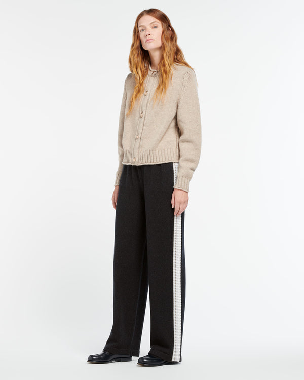 Barrie Pantalon Chiné En Cachemire