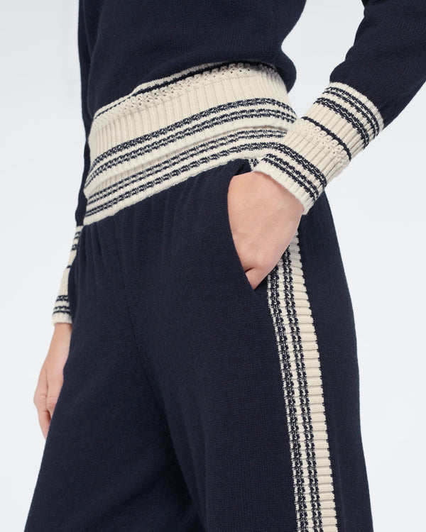 Barrie Pantalon Chiné En Cachemire