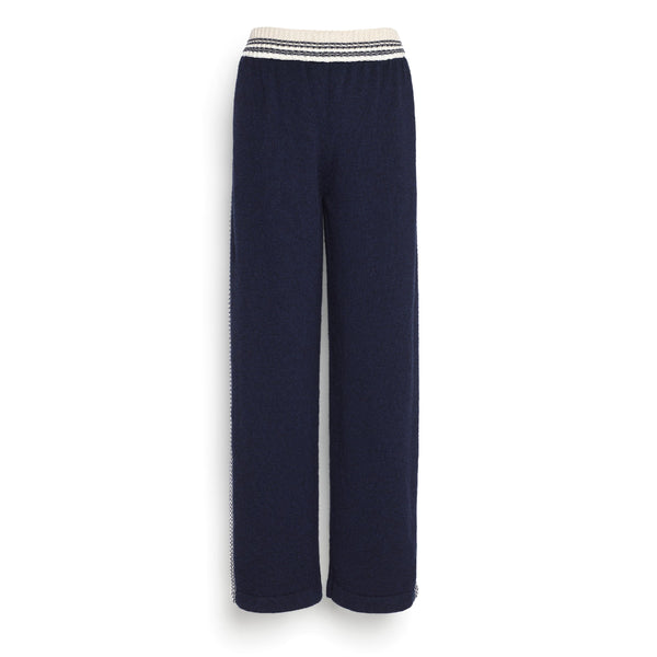 barrie Pantalon chiné en cachemire