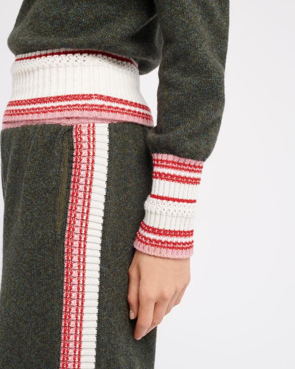 Barrie Pantalon Chiné En Cachemire