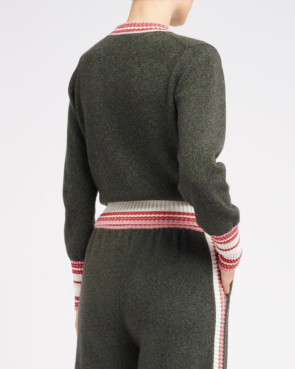 Barrie Pantalon Chiné En Cachemire