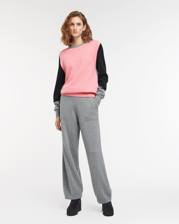 Barrie Pantalon Coupe Large En Cachemire