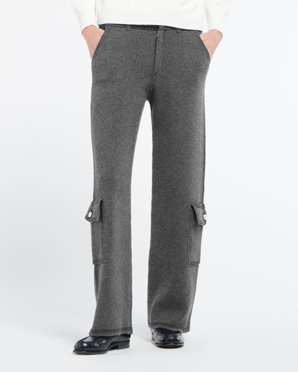 Barrie Pantalon Denim Cargo En Cachemire Et Coton
