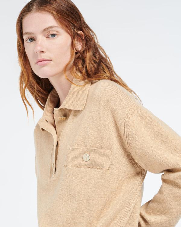 Barrie Pull à Col Polo En Cachemire