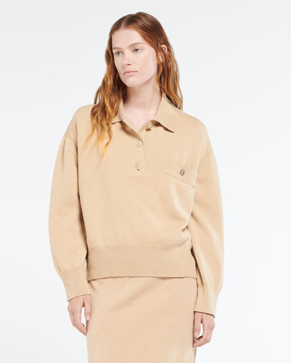 Barrie Pull à Col Polo En Cachemire