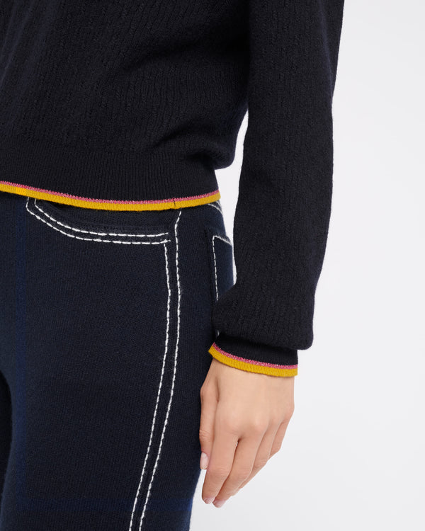 Barrie Pull à Col V En Cachemire Léger