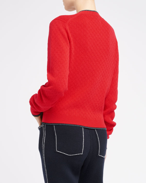 Barrie Pull à Col V En Cachemire Léger