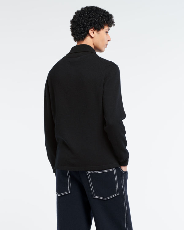 Barrie Pull B Label à Col Polo En Cachemire