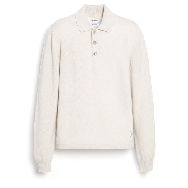 barrie Pull B Label à col polo en cachemire